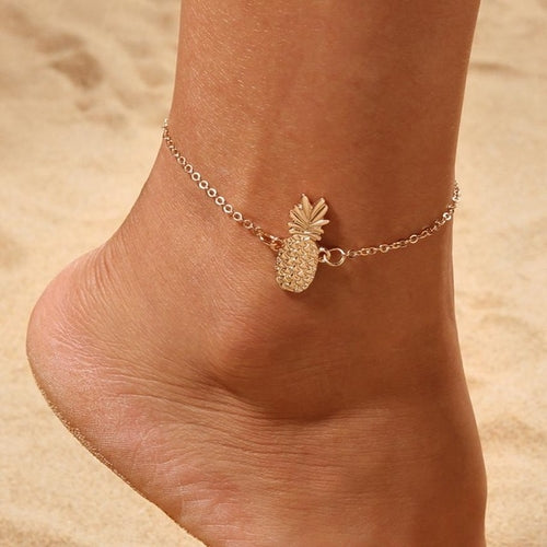 NICE Chain Pineapple Anklet Bracelets Jewelry
