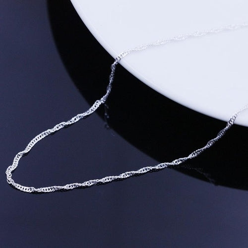 Necklace Female Necklace Models Wave Chain Of