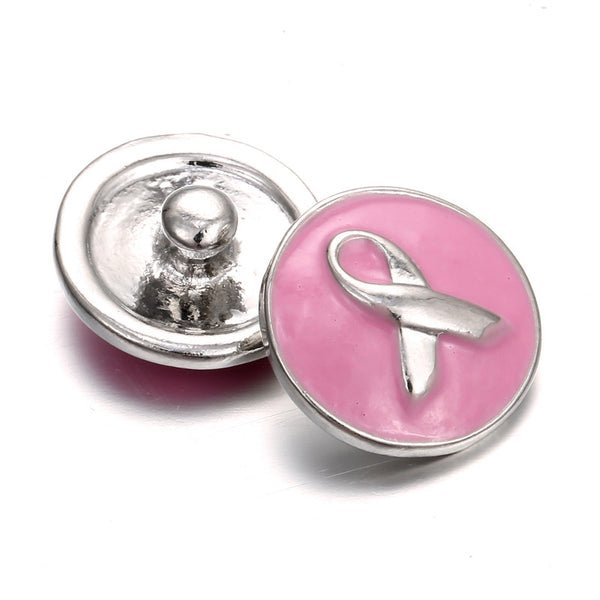 Snaps Breast Cancer Pink Ribbon